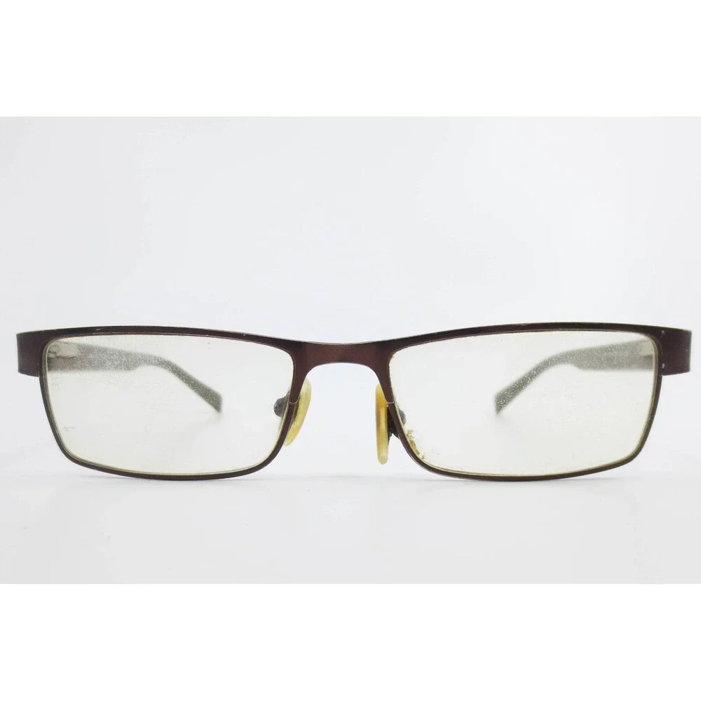 Armani Exchange AX1009 6052 Brown Olive Rectangular Eyeglass Frames 53-16-140